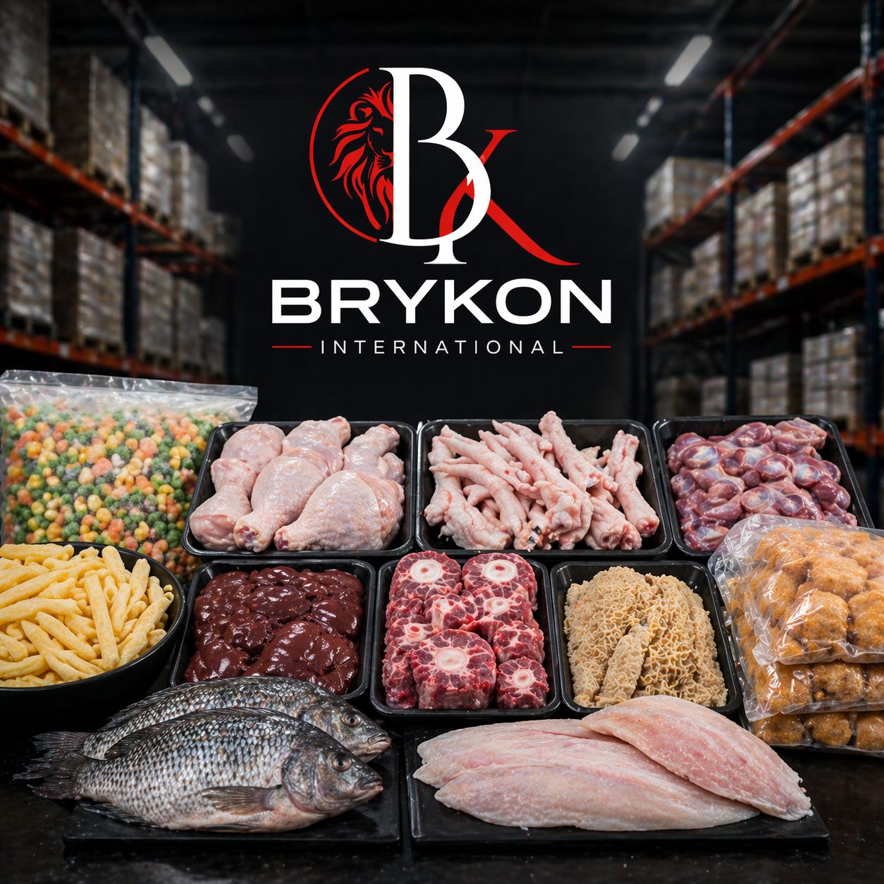 Brykon Logo with products